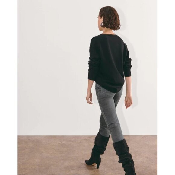 Everlane The Original Cheeky Jean In Washed Charcoal 27" - Picture 4 of 8